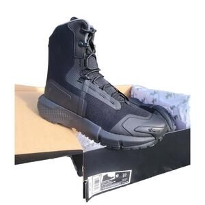 Under Armour UA Charged Valsetz Zip Tactical Boots Black Men's Size 10 NEW